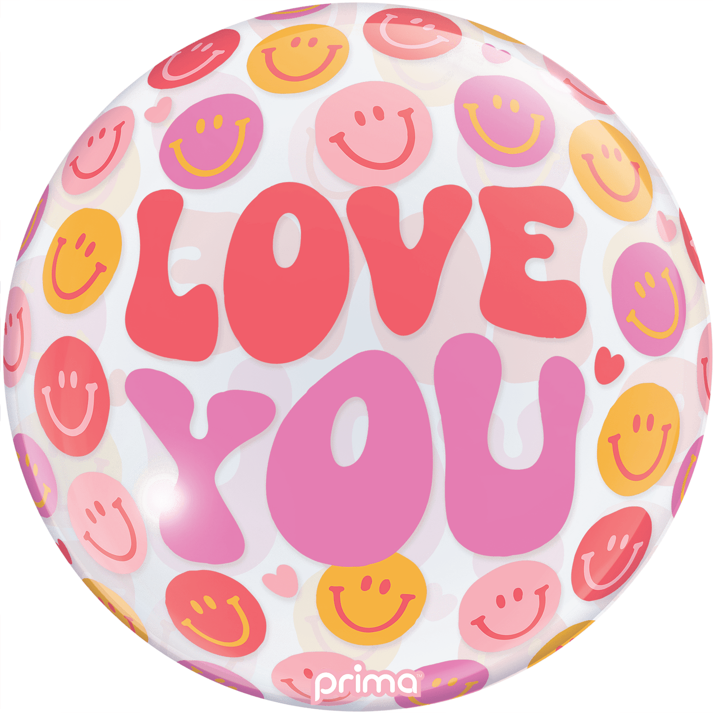 PS - 0169 - 10 - 50 - 1 - 10" Air - filled Love You Smile Faces Sphere™ - PremiumConwin B2B Ordering Portal - Prima