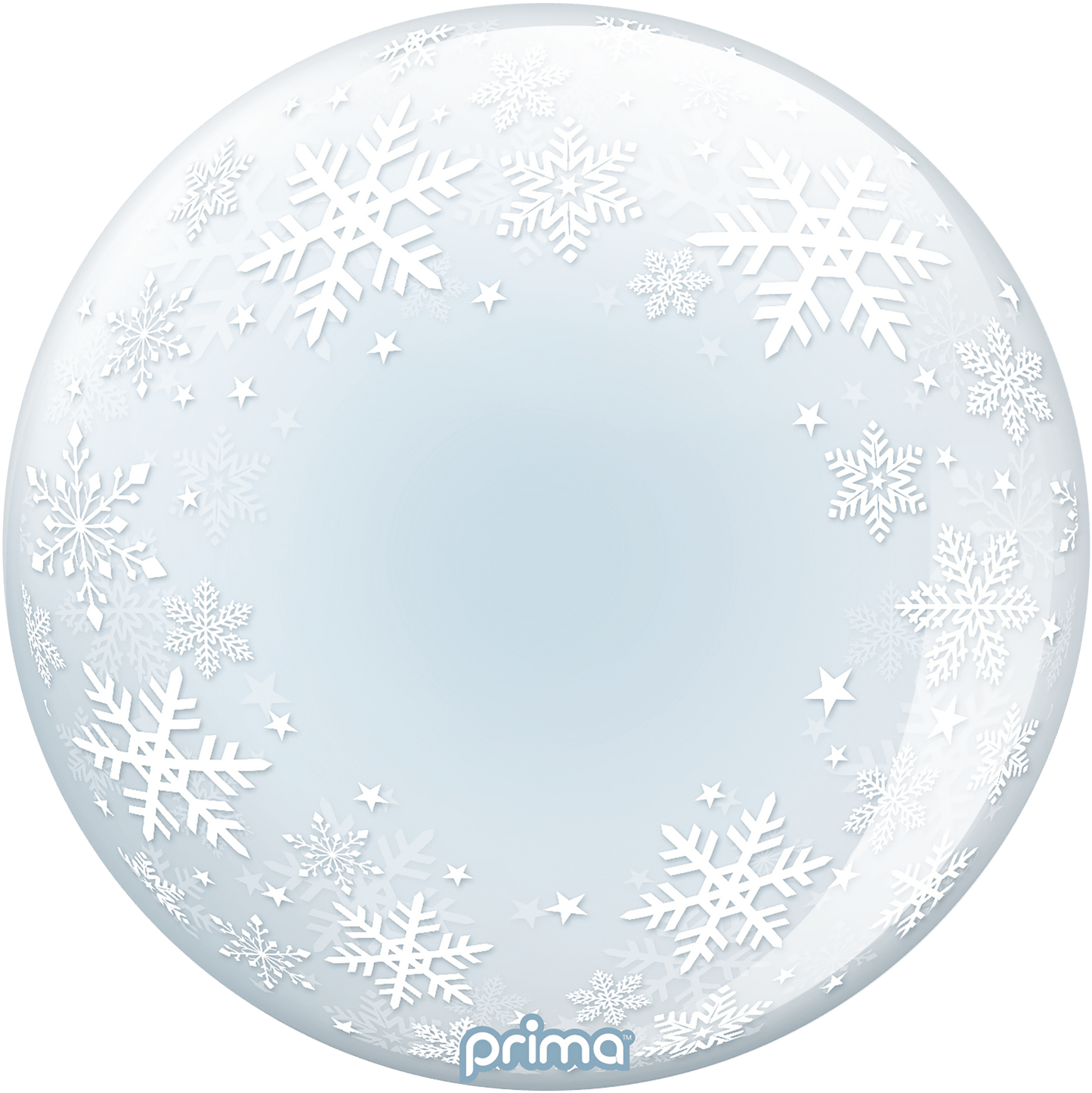 PS-WSNO-22-50-1 - 20” White Snowflakes Sphere™ - PremiumConwin B2B Ordering Portal - Prima