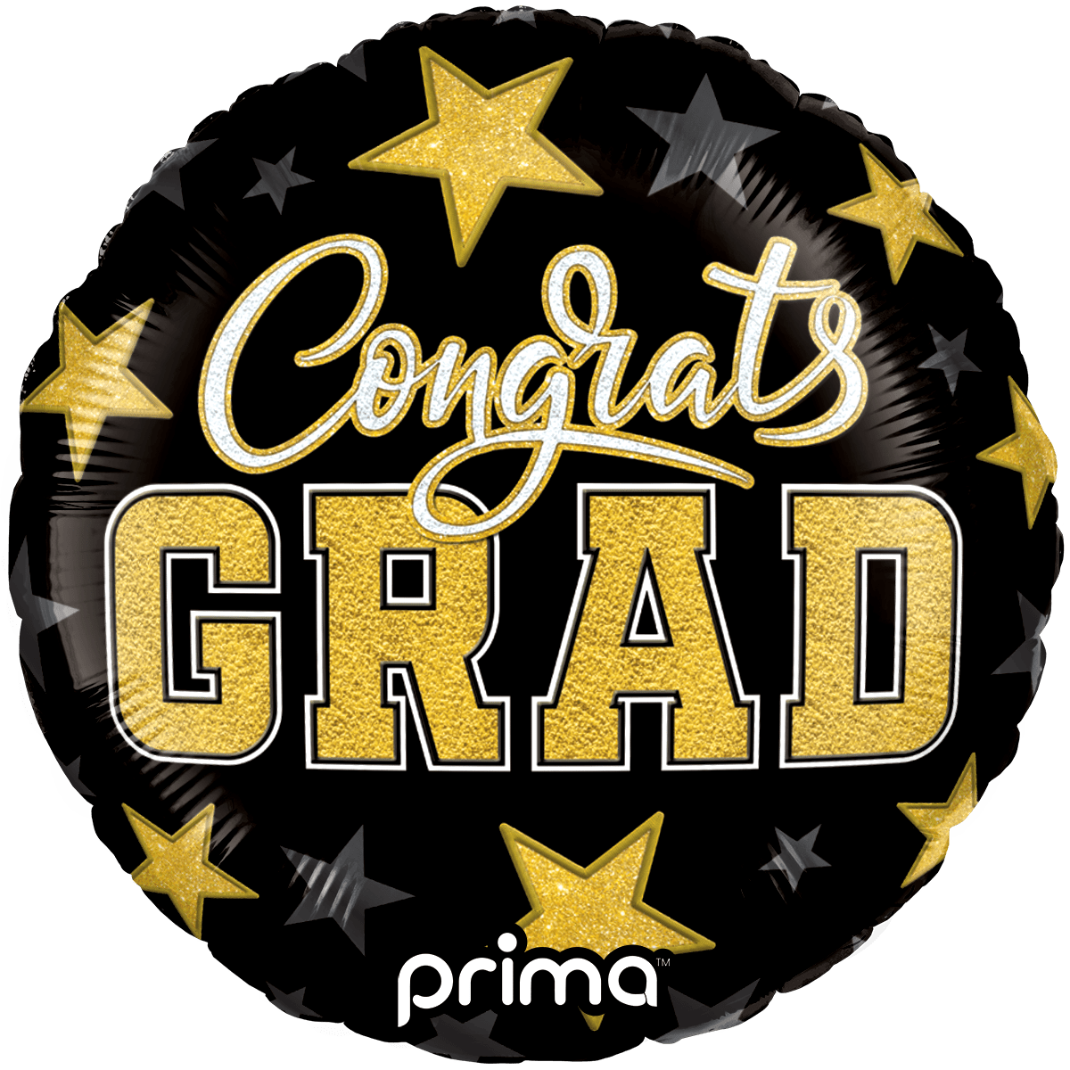 PF - 0162 - 9 - 50 - 6 - 9" Round Air - Filled Congrats Grad Patches - PremiumConwin B2B Ordering Portal - Prima