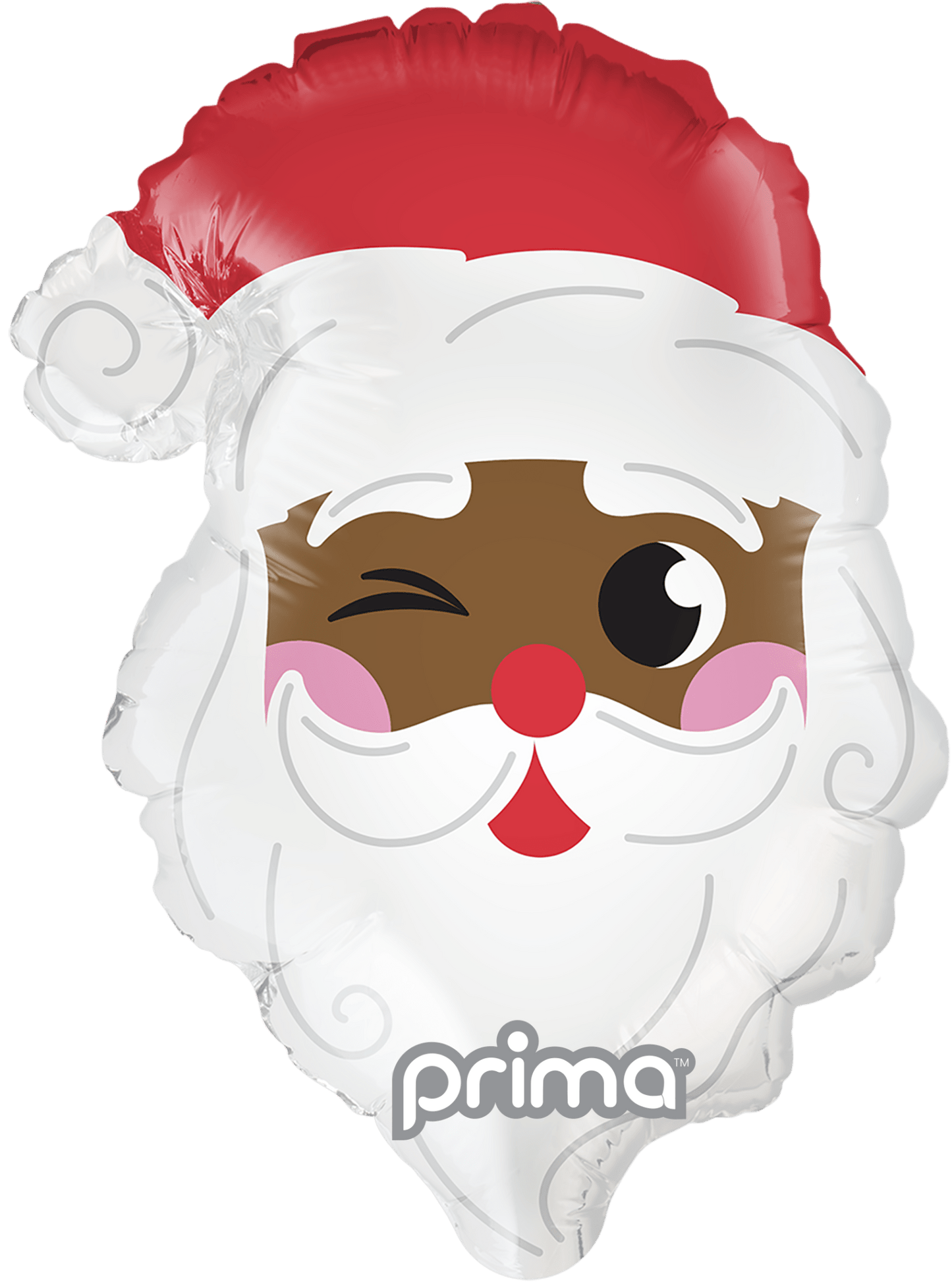 PF - 0044 - 11 - 50 - 2 - 11" Air - fill Dark Skin Santa Head Shape - PremiumConwin B2B Ordering Portal - Prima