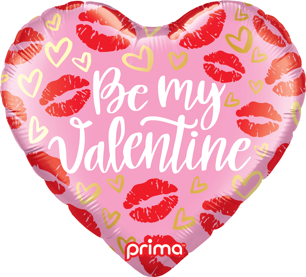 PF - 0073 - 18 - 50 - 1 - 18" Heart Be My Valentine Kisses - PremiumConwin B2B Ordering Portal - Prima