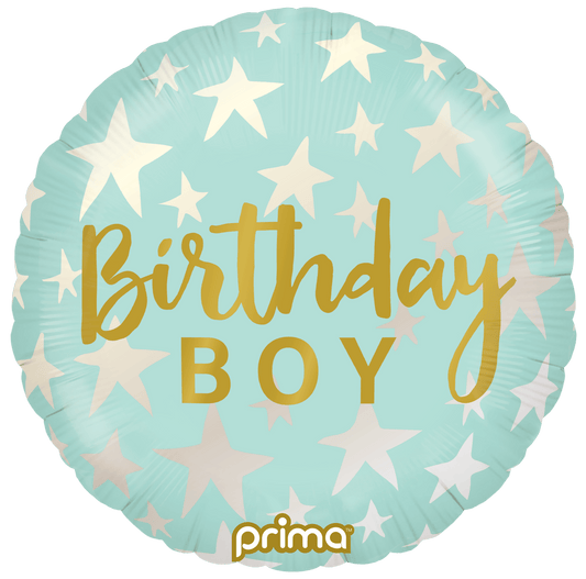 PF-BBST-18-50-1 - 18” Round Birthday Boy Stars - PremiumConwin B2B Ordering Portal - Prima