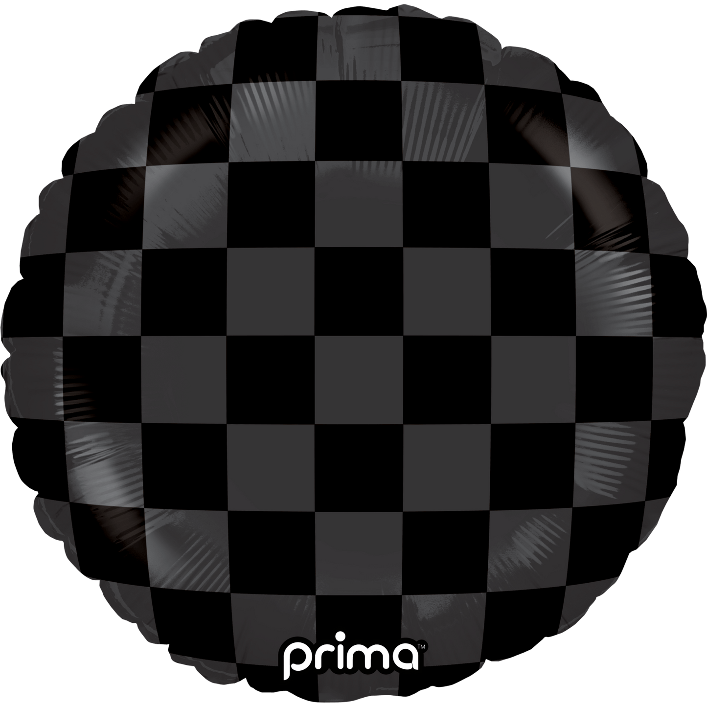 PD - 0029 - 18 - 50 - 1 - 18" Round Black Shiny & Matte Checker Print - PremiumConwin B2B Ordering Portal - Prima