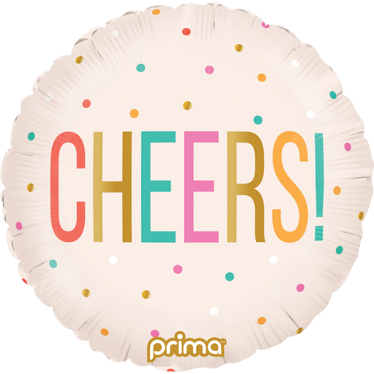 PF - 0024 - 18 - 50 - 1 - 18" Round Cheers Colorful Dots - PremiumConwin B2B Ordering Portal - Prima