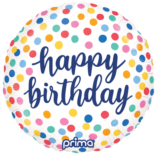 PF-BDCF-18-50-1 - 18” Round Happy Birthday Confetti - PremiumConwin B2B Ordering Portal - Prima