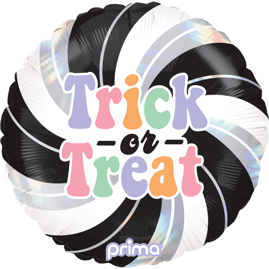 PF - 0005 - 18 - 50 - 1 - 18" Round Trick - or - Treat Holographic Swirl - PremiumConwin B2B Ordering Portal - Prima