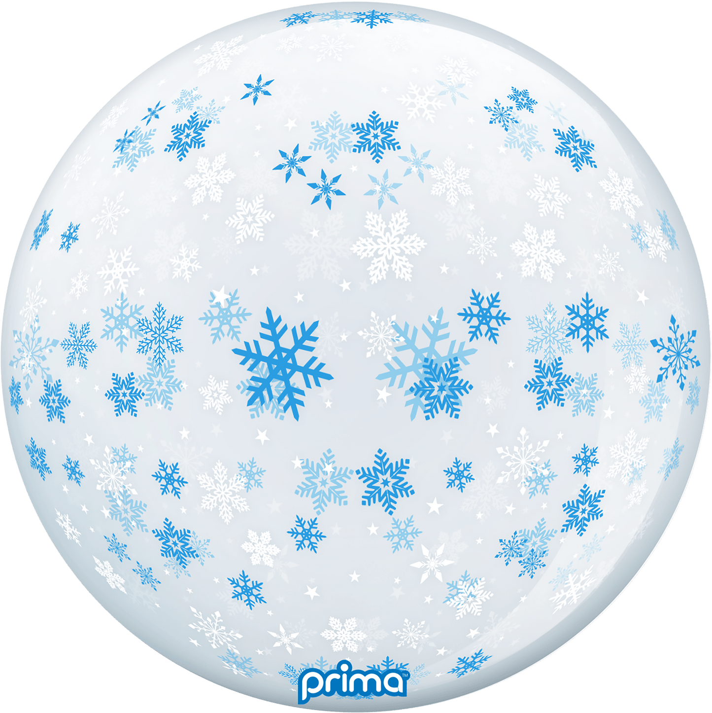 PS-BWSN-22-50-1 - 20” Blue & White Snowflakes Sphere™ - PremiumConwin B2B Ordering Portal - Prima