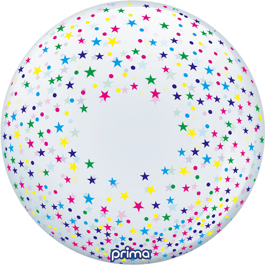 PS-CSTR-22-50-1 - 20” Colorful Confetti Stars Sphere™ - PremiumConwin B2B Ordering Portal - Prima