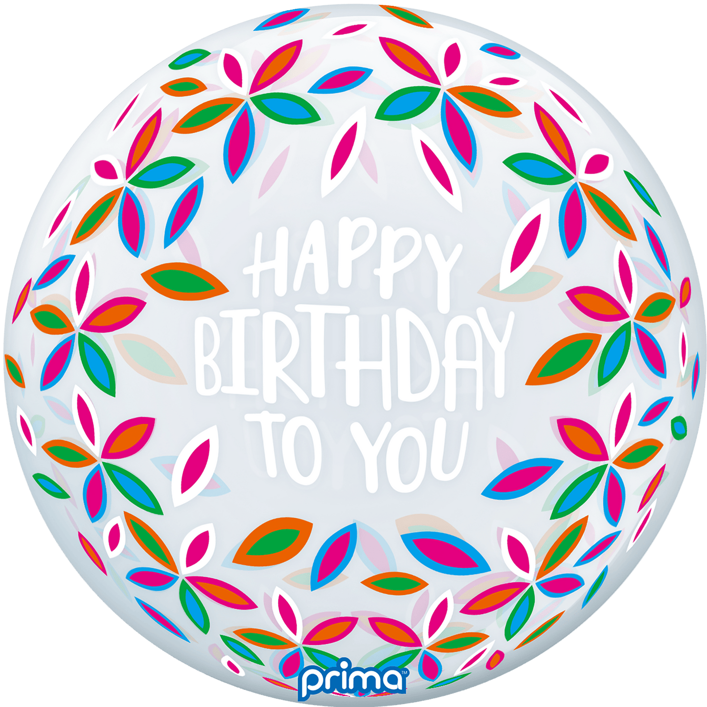 PS-CPTL-22-50-1 - 20” Colorful Petals Birthday Sphere™ - PremiumConwin B2B Ordering Portal - Prima