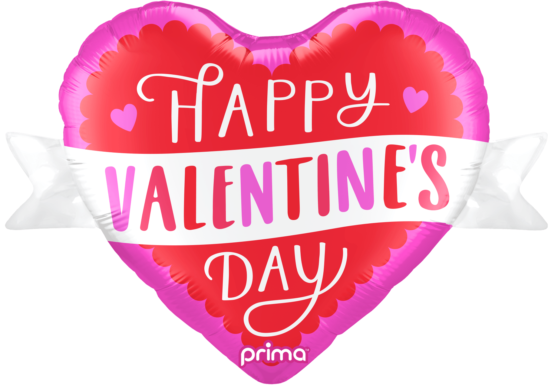 PF - 0091 - 25 - 50 - 1 - 25" Happy Valentine's Day Banner Heart Shape - PremiumConwin B2B Ordering Portal - Prima