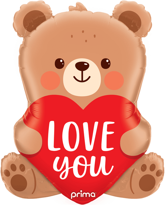 PF - 0093 - 27 - 50 - 1 - 27" Love You Bear Shape - PremiumConwin B2B Ordering Portal - Prima