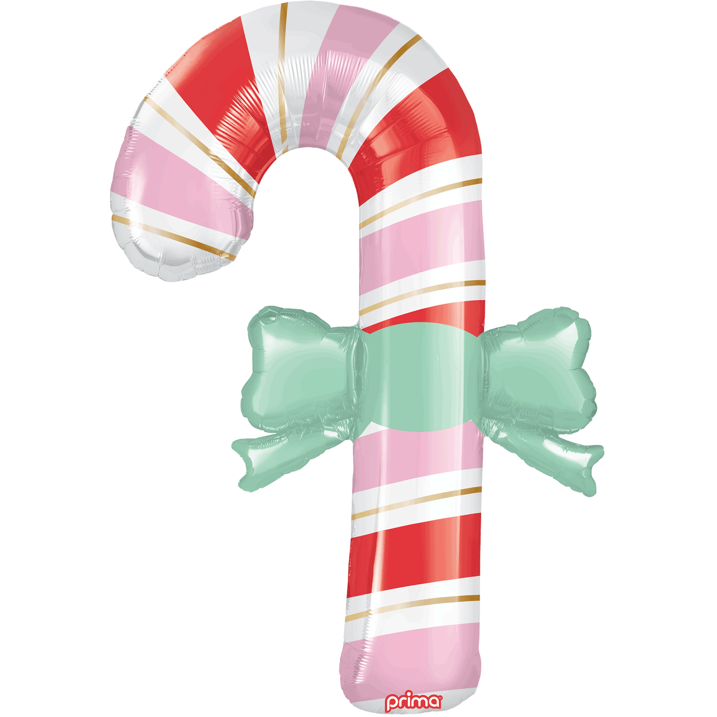 PF - 0041 - 39 - 50 - 1 - 39" Candy Cane with Bow Special Shape - PremiumConwin B2B Ordering Portal - Prima