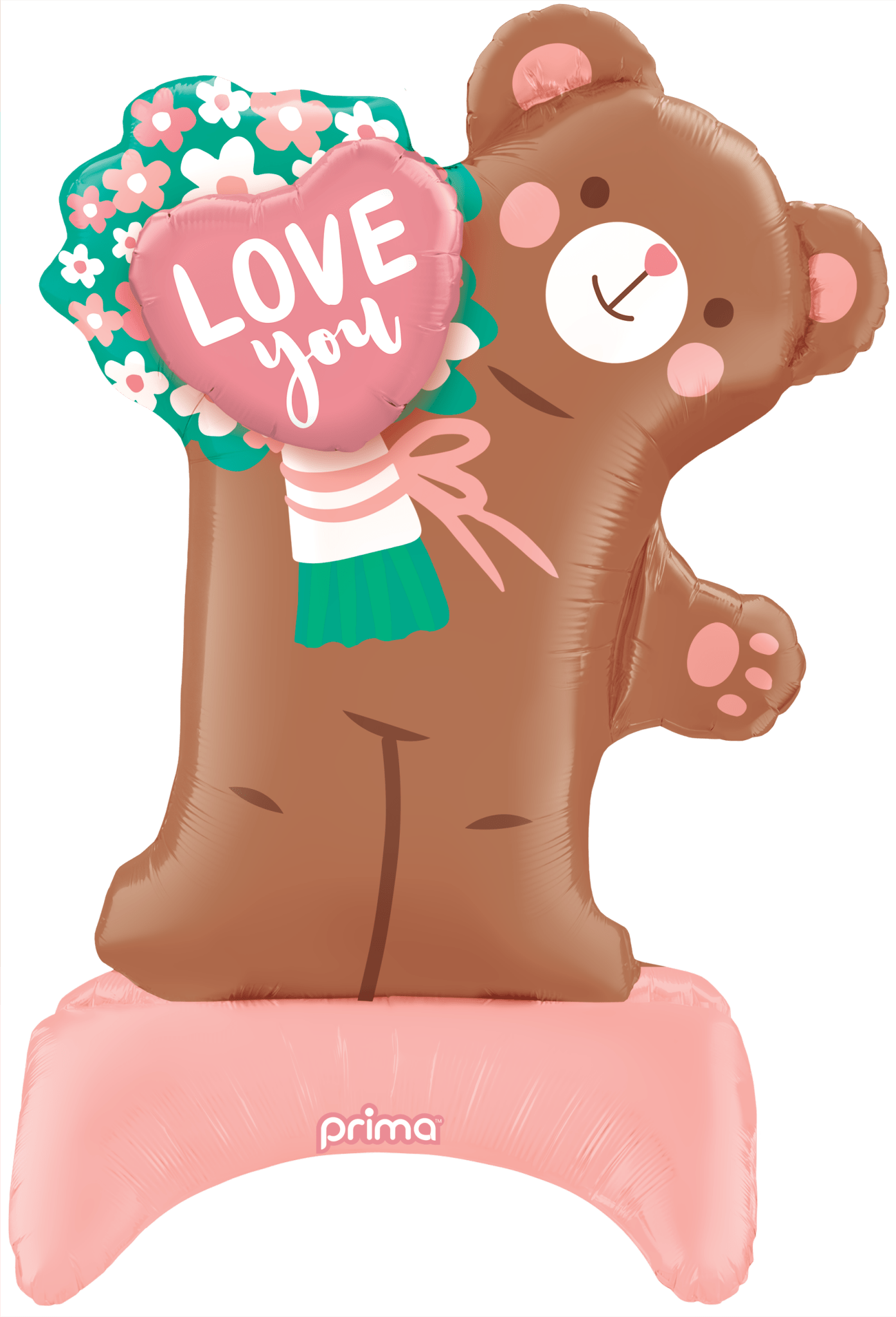 PF - 0099 - 39 - 50 - 1 - 39" Love You Standing Bear Shape Prima Pal™ - PremiumConwin B2B Ordering Portal - Prima