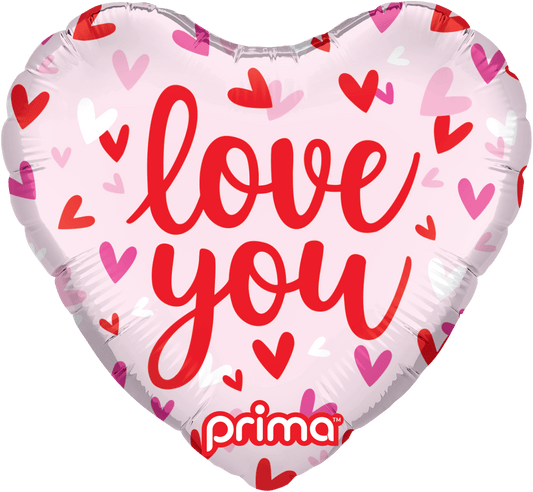 PF - 0084 - 9 - 50 - 6 - 9" Heart Love You Confetti Hearts - PremiumConwin B2B Ordering Portal - Prima