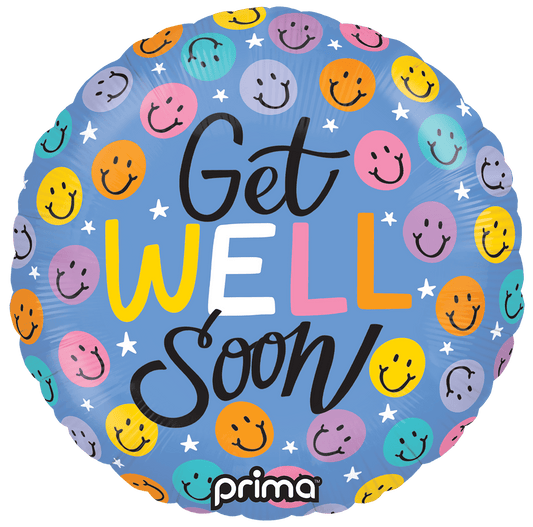 PF-GWSM-9-50-6 - 9” Round Get Well Happy Faces - PremiumConwin B2B Ordering Portal - Prima