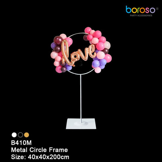 B410M - Metal Balloon Circle Stand - PremiumConwin B2B Ordering Portal - Borosino