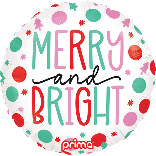 PF - 0013 - 18 - 50 - 1 - Prima 18" Round Merry & Bright Dots - PremiumConwin B2B Ordering Portal - Prima