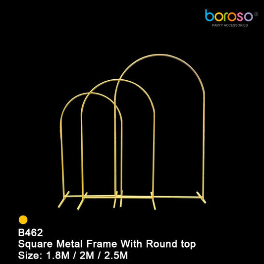 B462A - Square Metal Frame with Round Top - PremiumConwin B2B Ordering Portal - Borosino